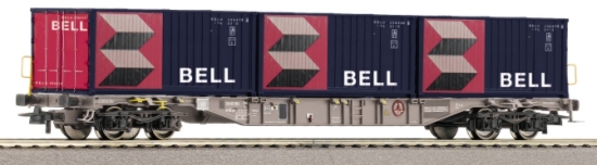 Container Carrier car Sgns BELL<br /><a href='images/pictures/Roco/66656.jpg' target='_blank'>Full size image</a>